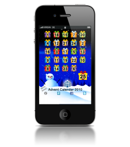 Advent Calendar 2010 for iPhone by MagicSolver Main Menu