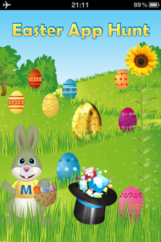 Easter App Hunt iPhone app Screenshot by MagicSolver