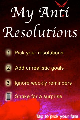 Anti Resolutions